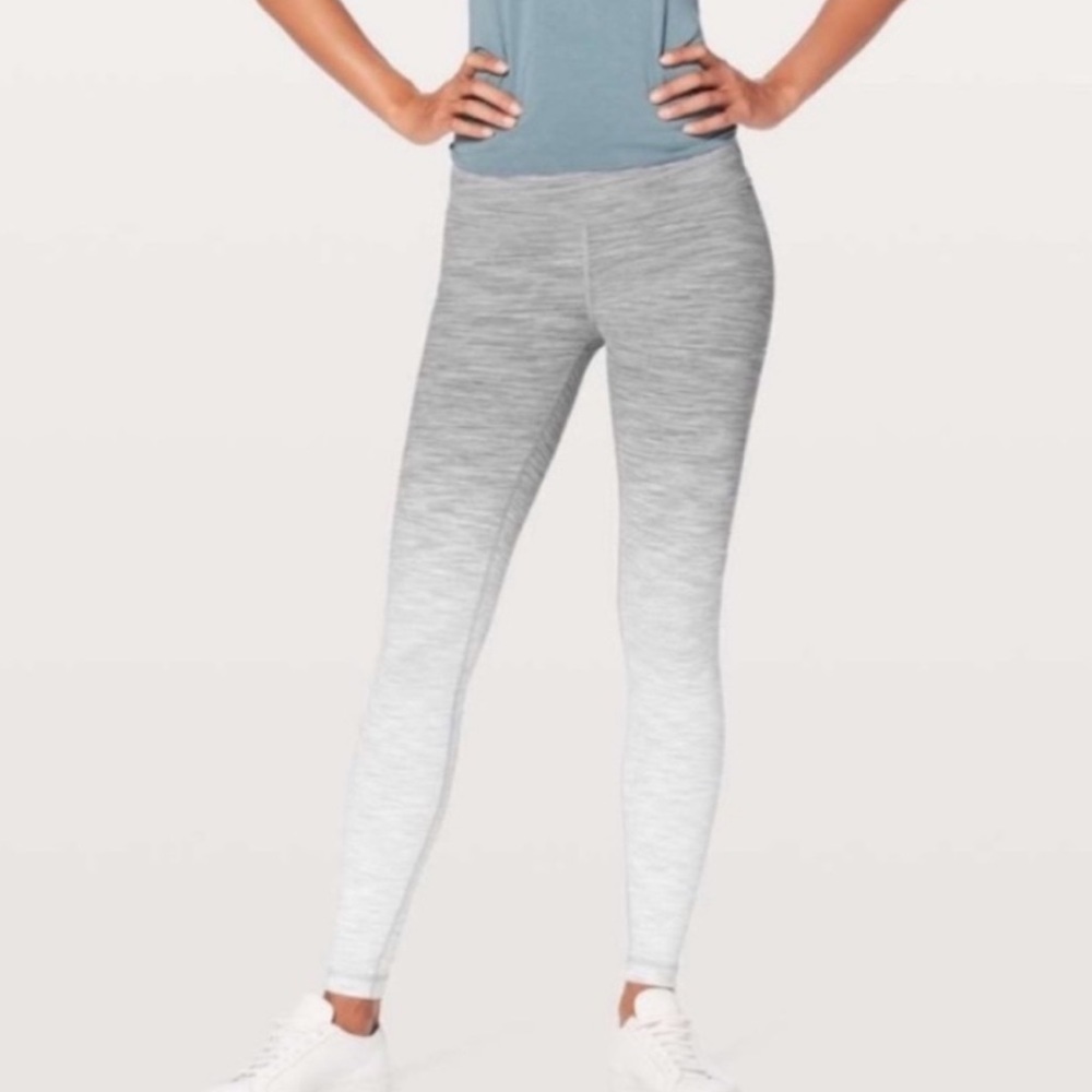 Lululemon Wunder Under Hi-Rise Tight (Ombre Melange) *Full-On Luon 28"